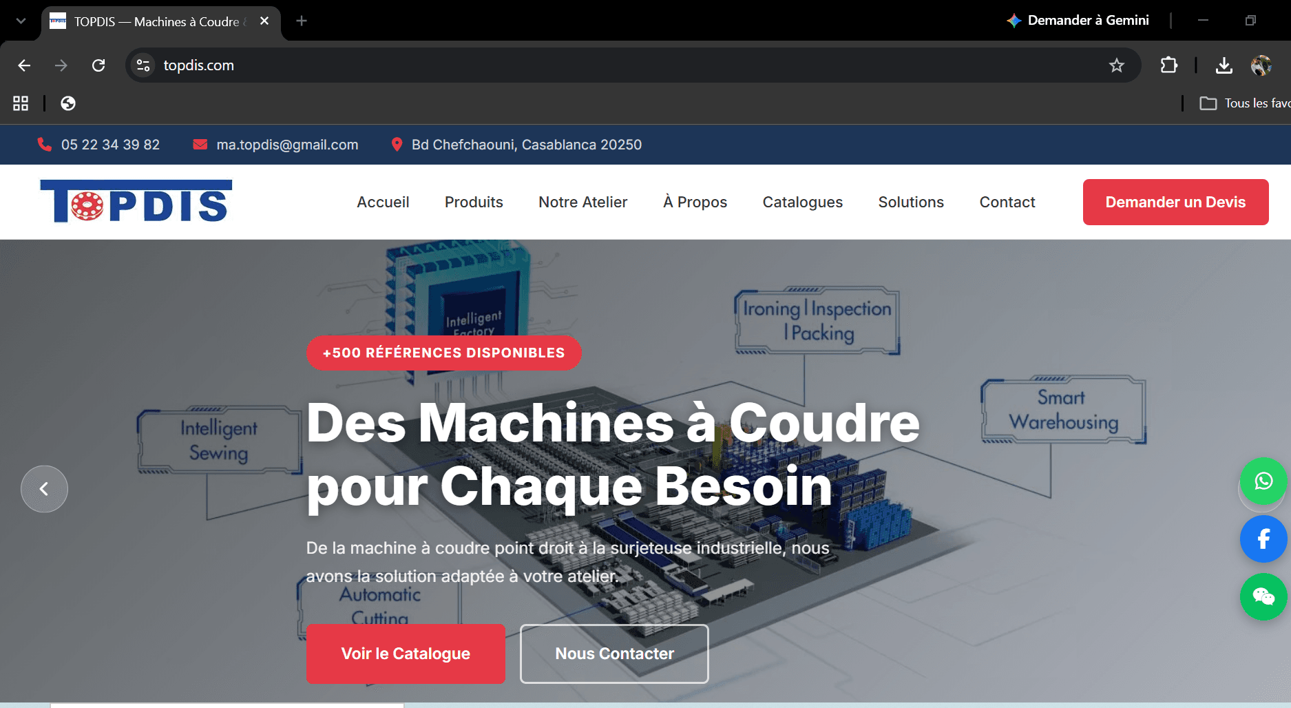 Aperçu du projet PME Pro